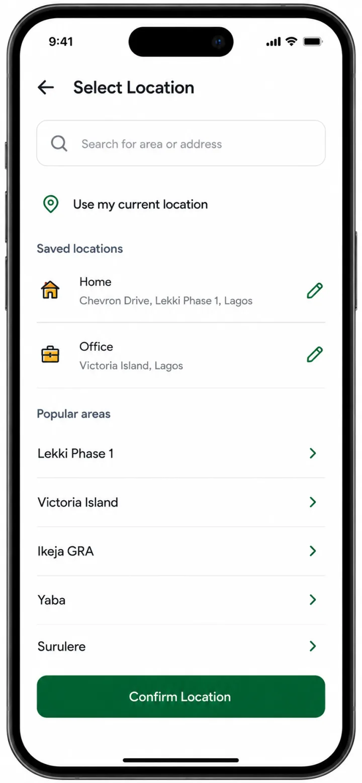 Deliver to anywhere in Nigeria