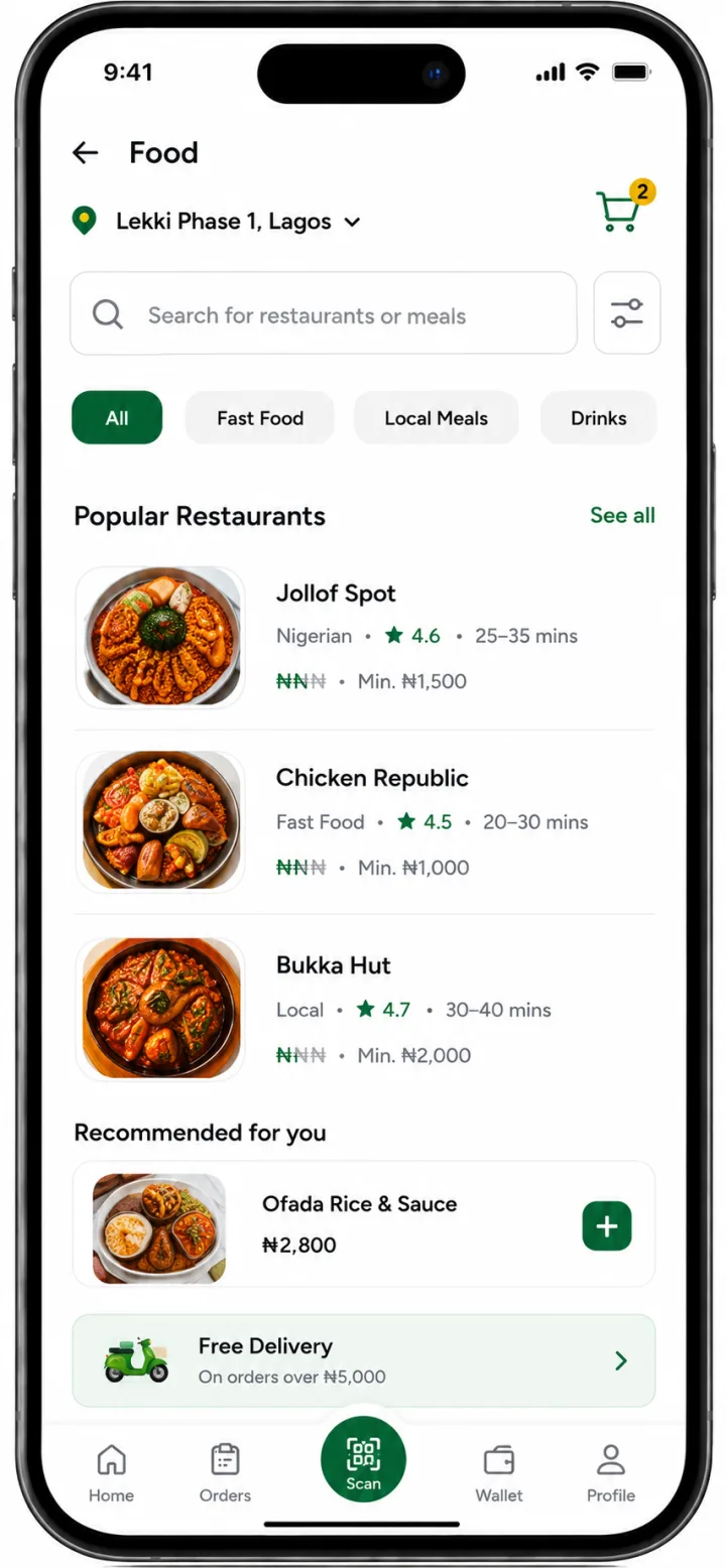 Craving jollof? Order in taps